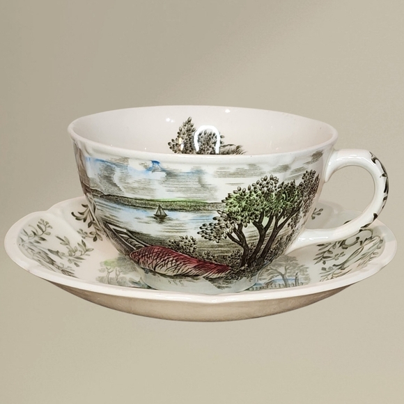 Johnson Brothers Other - Johnson Brothers Cottage Garden Breakfast cup & saucer Made England Windsor Ware